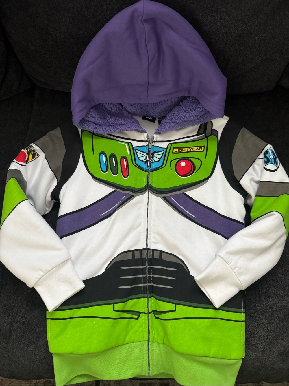 Buzz Lightyear Sherpa lined hoodie jacket
